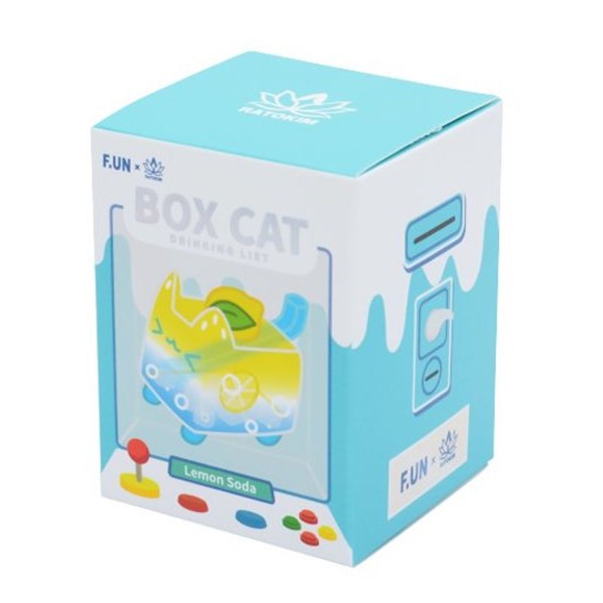 Peach Soda Box Cat