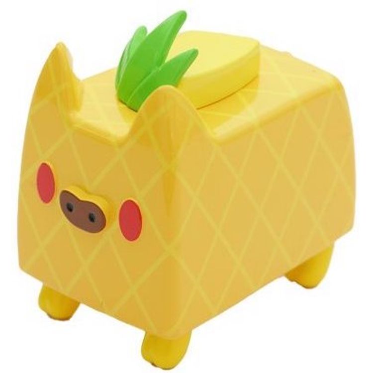 Pineapple Juice Box Cat by Rato Kim