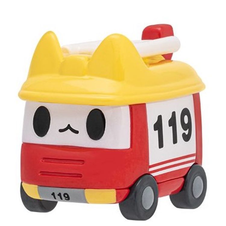 Fire Truck Box Cat by Rato Kim