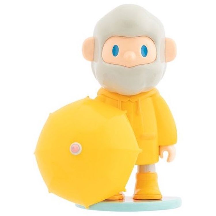 Yellow Raincoat Bob by What the Farmer