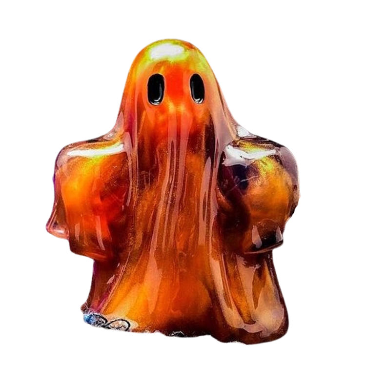 Orange Black Ghost by Brian Ahlbeck