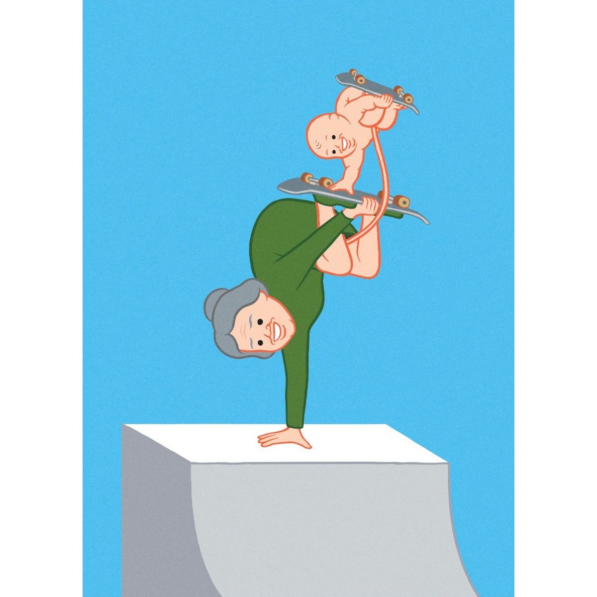 Double Hand-Stand (Print)