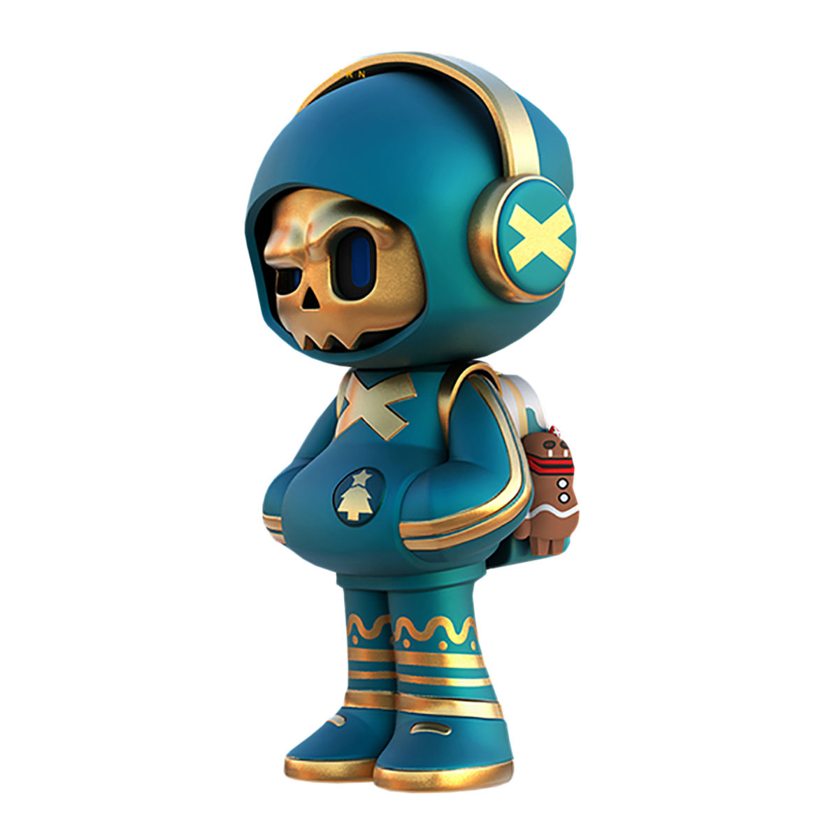 Mr Bone Christmas Blue Set