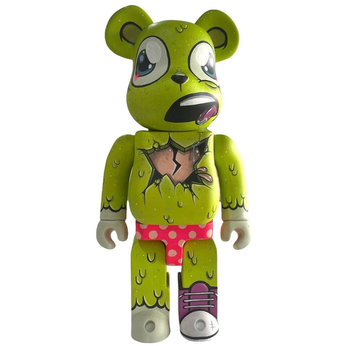 400% Hrt Brkn Bearbrick