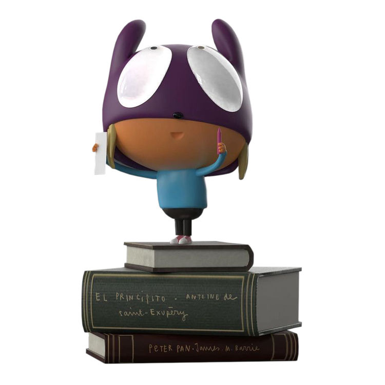 Olivia The Power Of The Letters (Standing) Purple 2 by Edgar Plans
