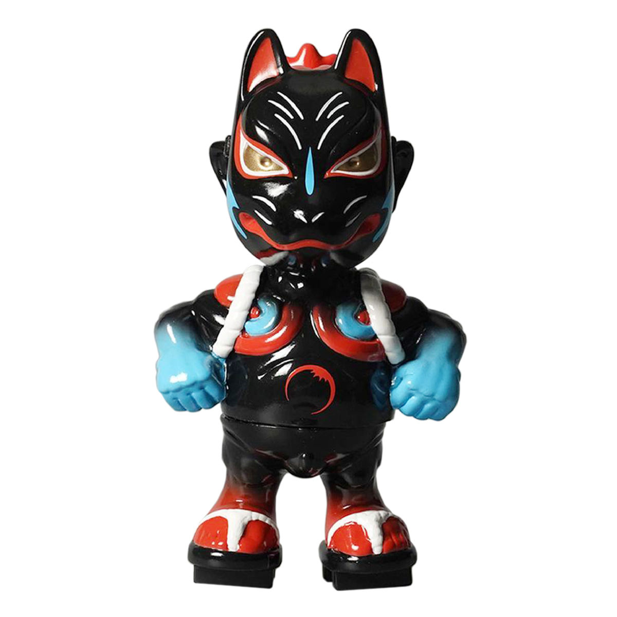 Demon Fox Boy Black Mask