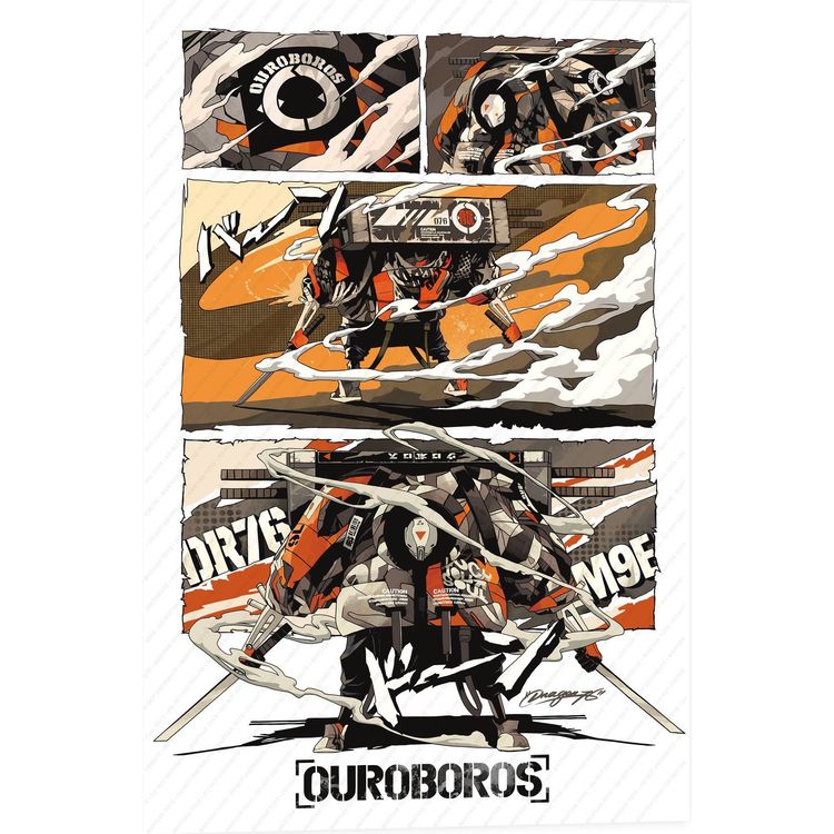 Master 9 Eyes OUROBOROS Print by Dragon76