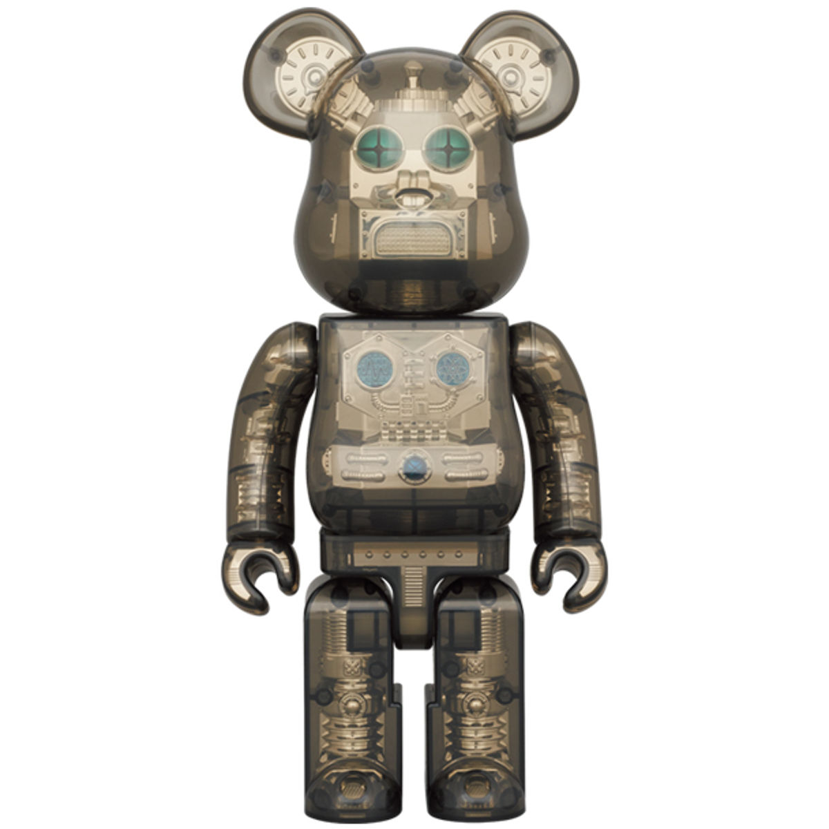 400% Clear Black HxS Hirota Saigansho Be@rbrick