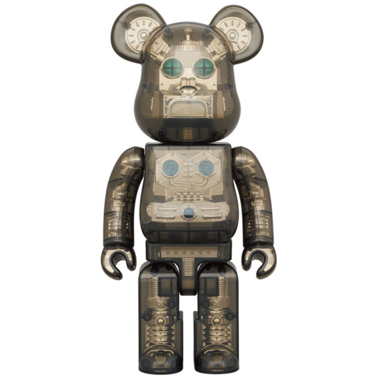 400% Clear Black HxS Hirota Saigansho Be@rbrick by HxS (Hirota Saigansho)