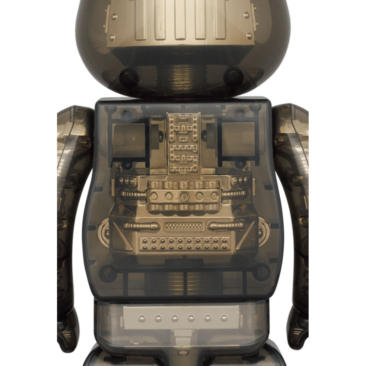 400% Clear Black HxS Hirota Saigansho Be@rbrick