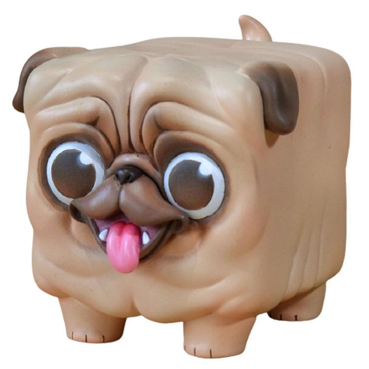 Monchi Pug Box by Stray Cat Toy