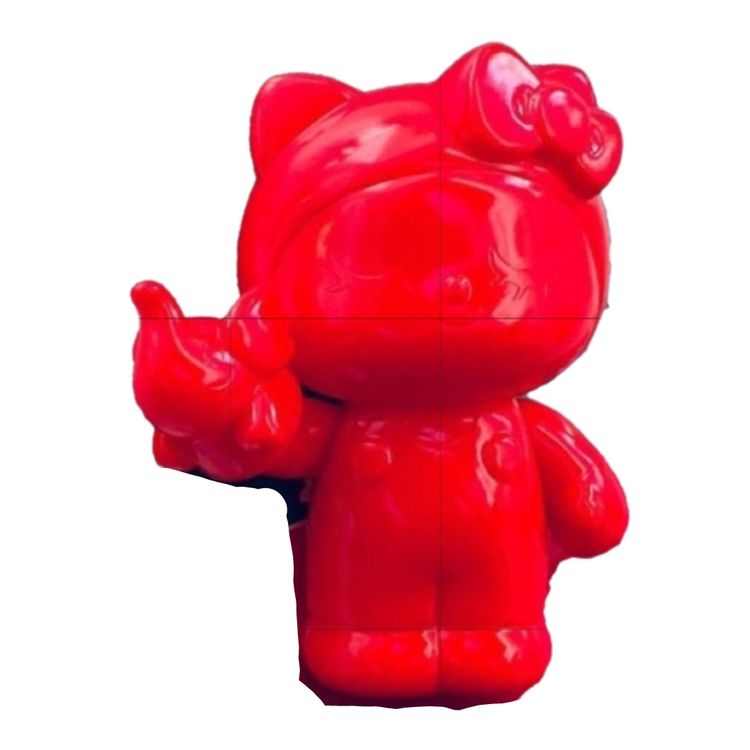 Red Hello Kitty Greenie and Elfie by Sanrio