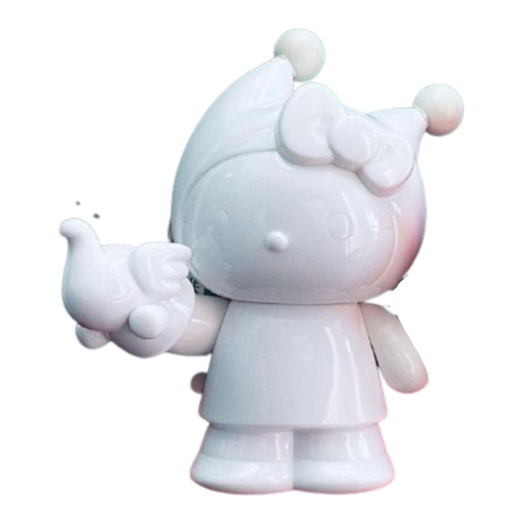White Hello Kitty Greenie and Elfie by Sanrio