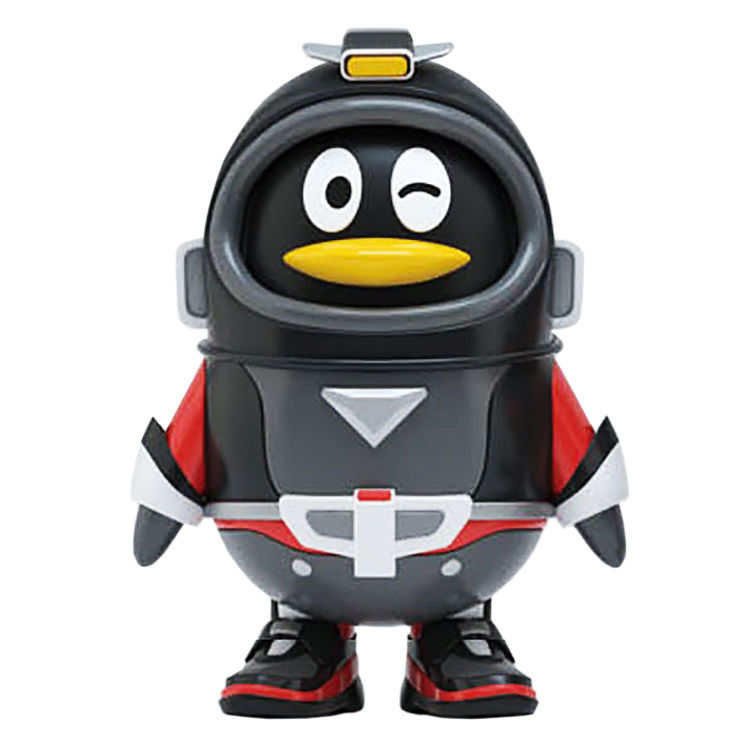Gray Black QQ Space Penguin by QQ (Tencent)