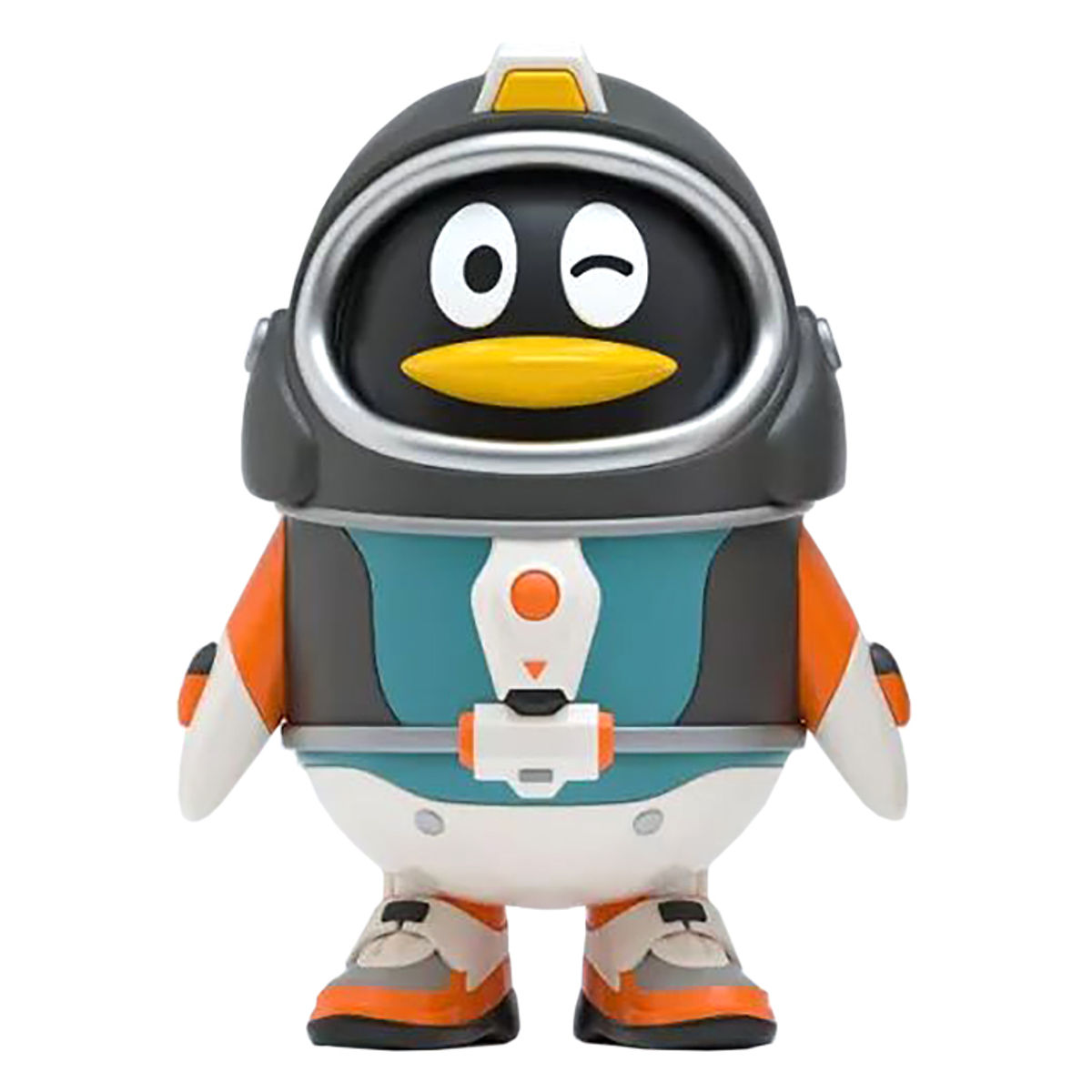 Teal QQ Space Penguin