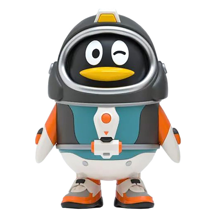Teal QQ Space Penguin by QQ (Tencent)
