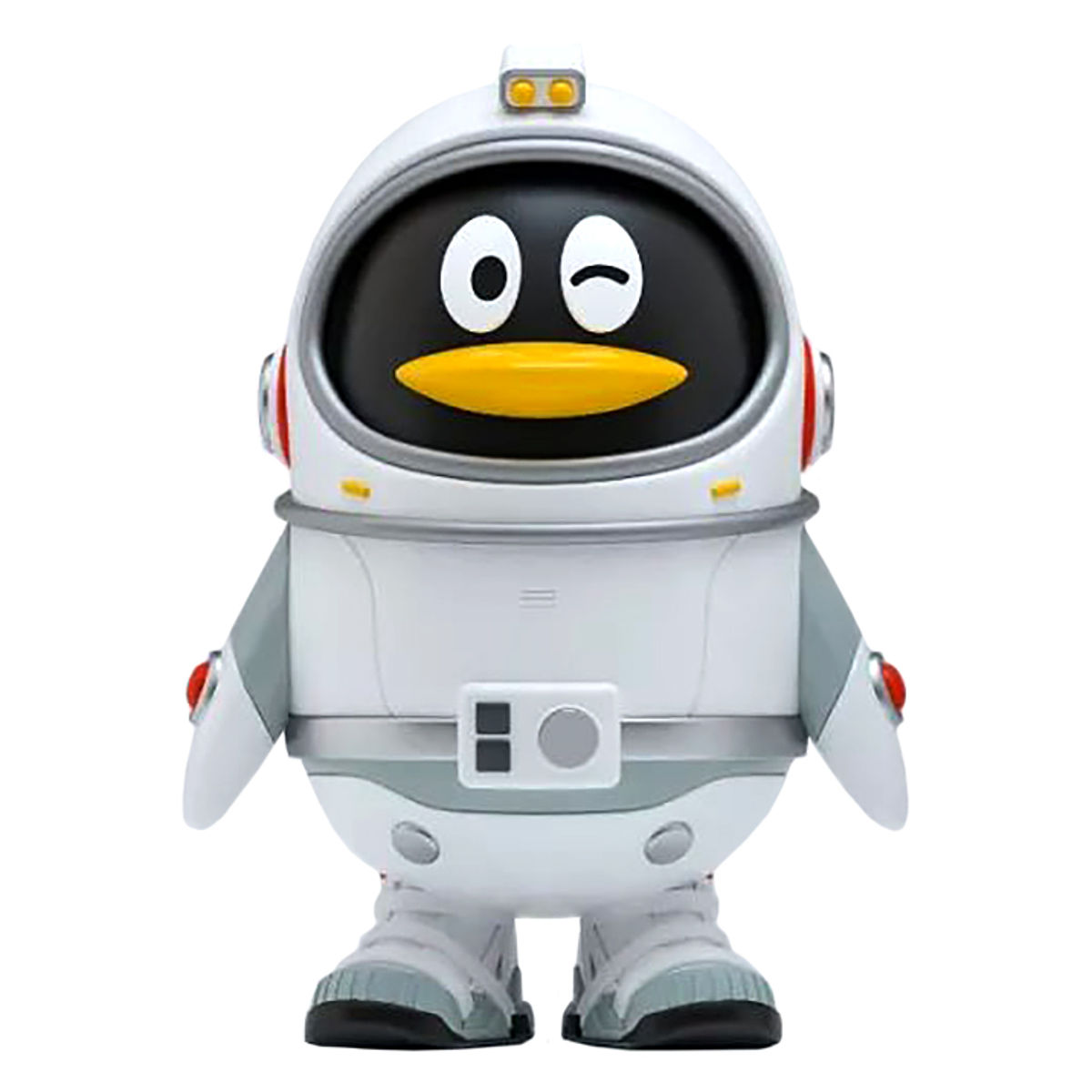 Silver QQ Space Penguin