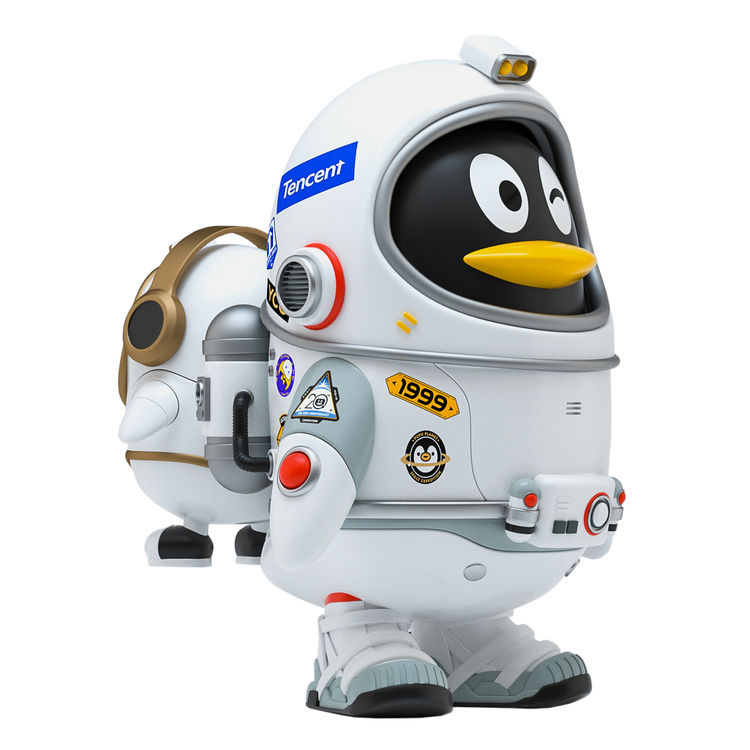 Space QQ 20th Anniversary New Generation Set by QQ (Tencent)