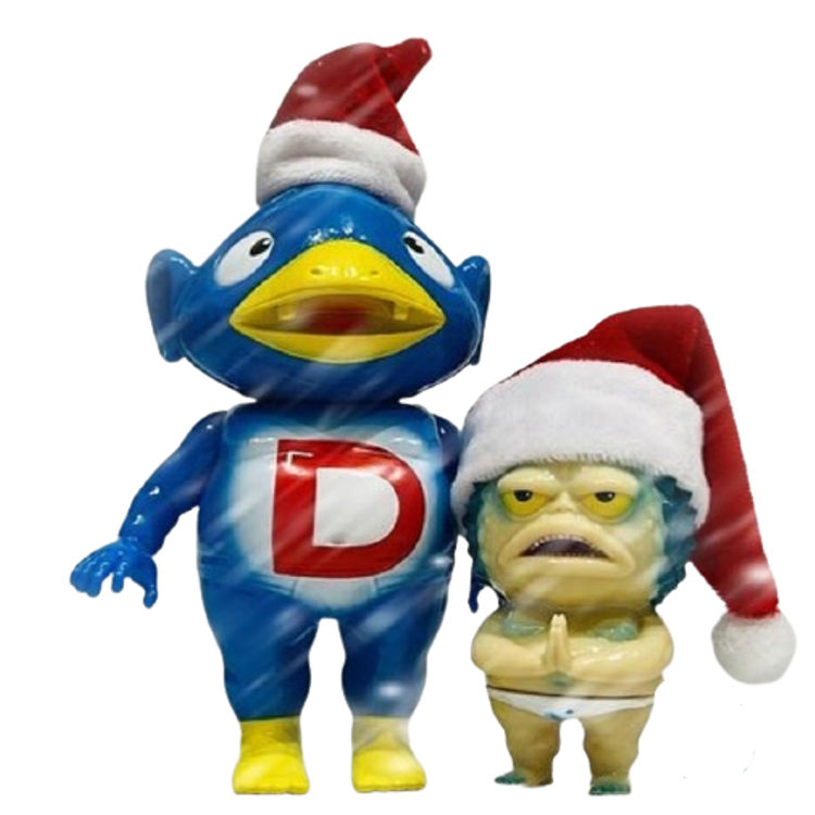 Christmas Blues Brothers - Diggi Doggi & Buddha Boy by Kaiju One