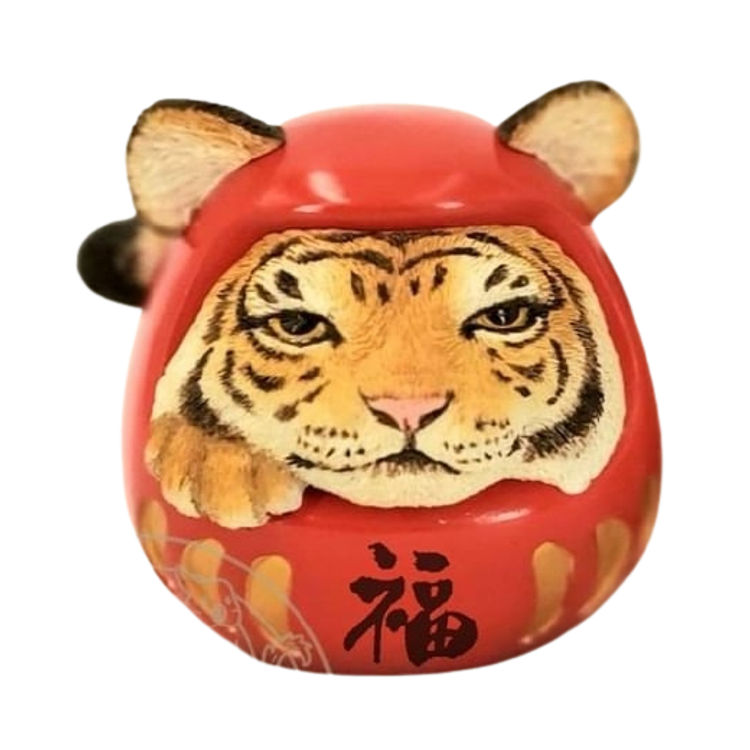 Dharma Red Bless Tiger by Dog Together Studio