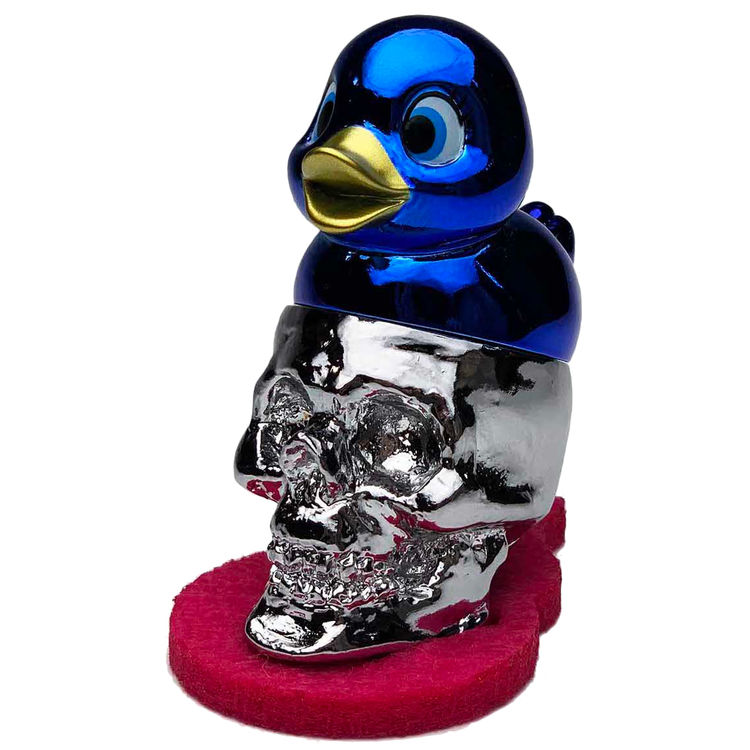 Blue Chrome Duck Parasite Animals by Kikkake (Atsushi Kotaki)