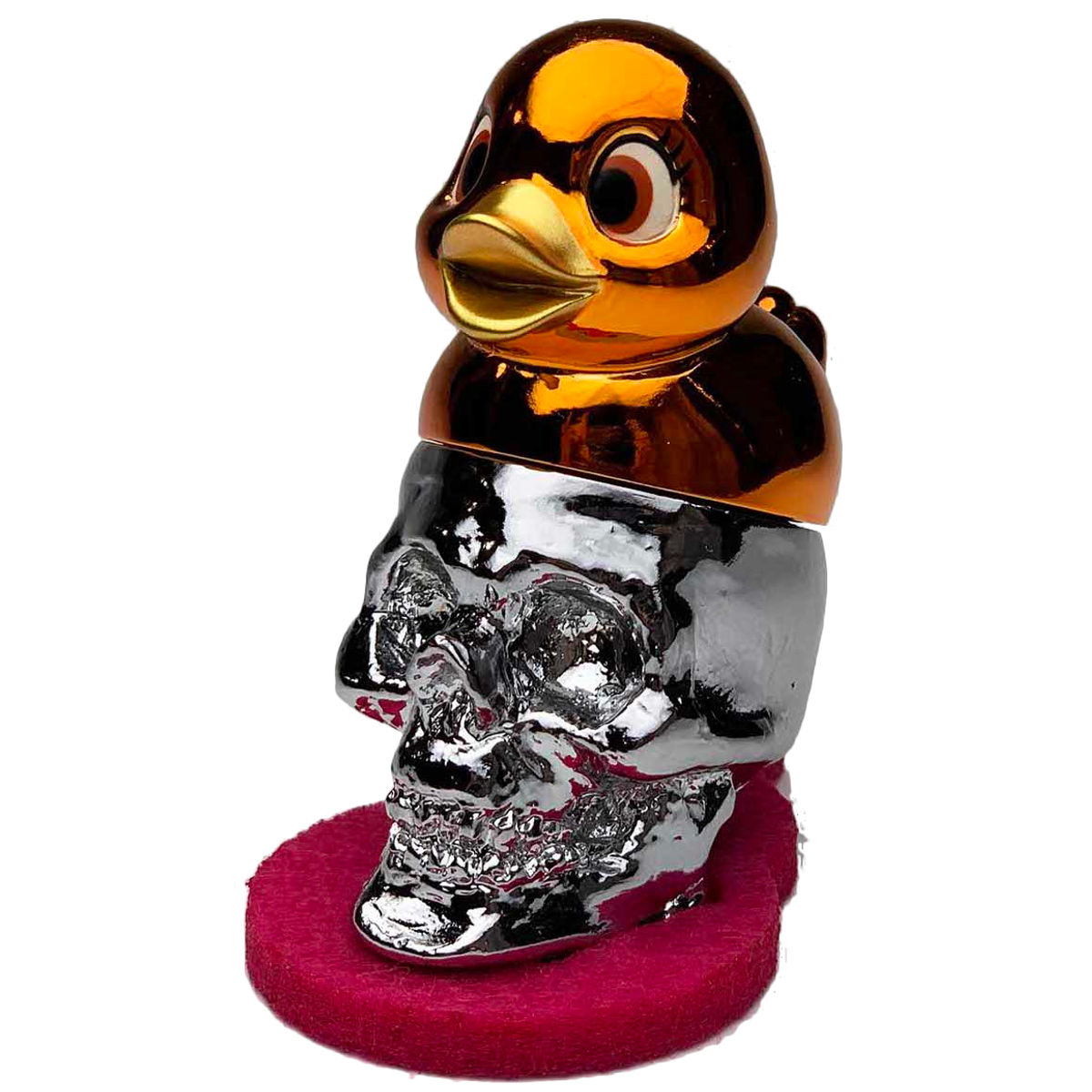 Orange Chrome Duck Parasite Animals