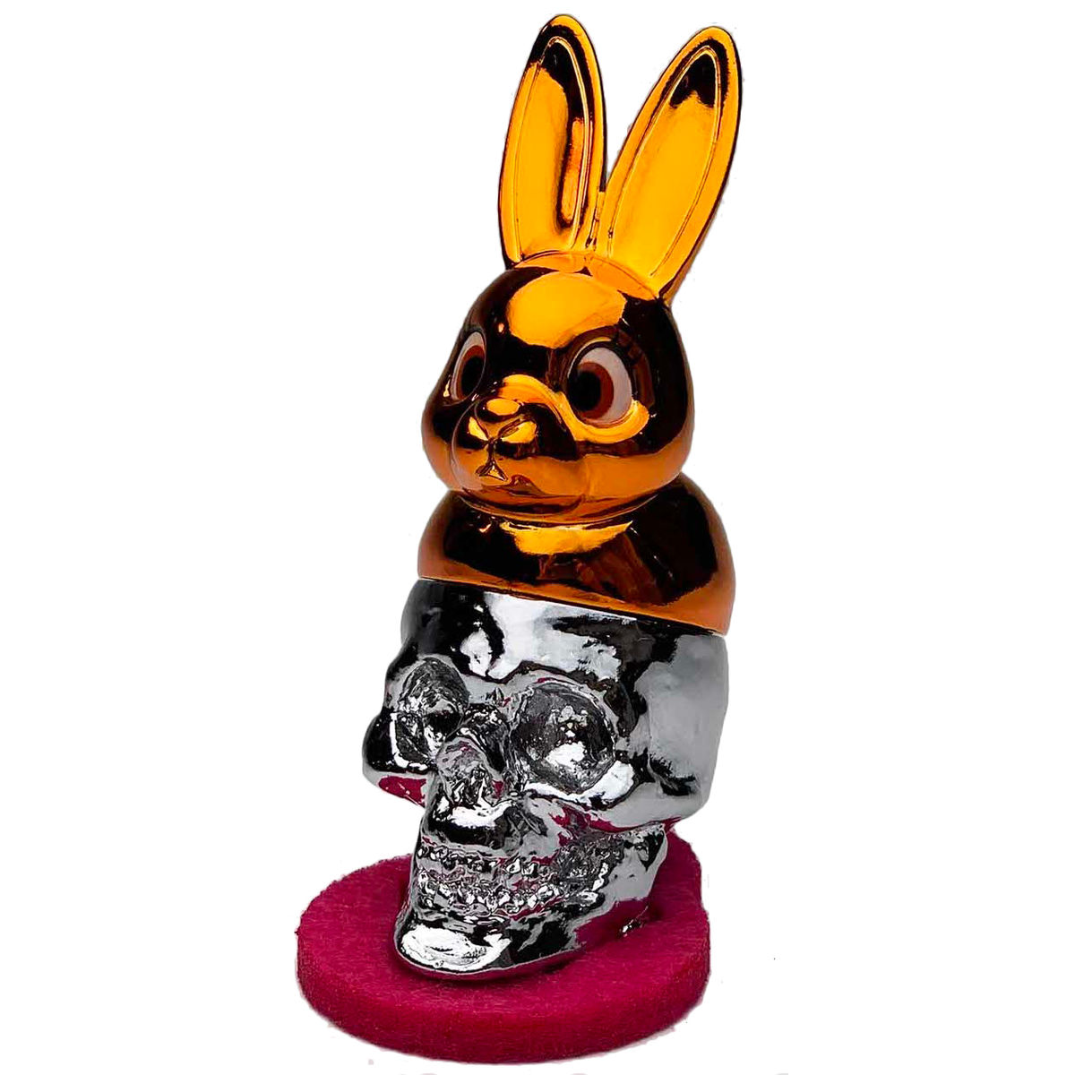 Orange Chrome Bunny Parasite Animals