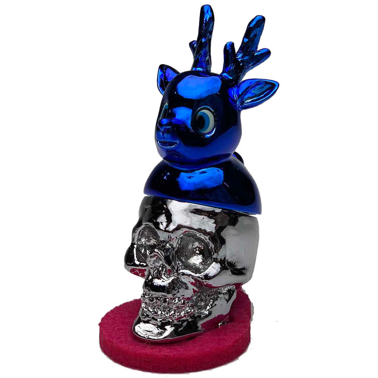 Blue Chrome Deer Parasite Animals by Kikkake (Atsushi Kotaki)