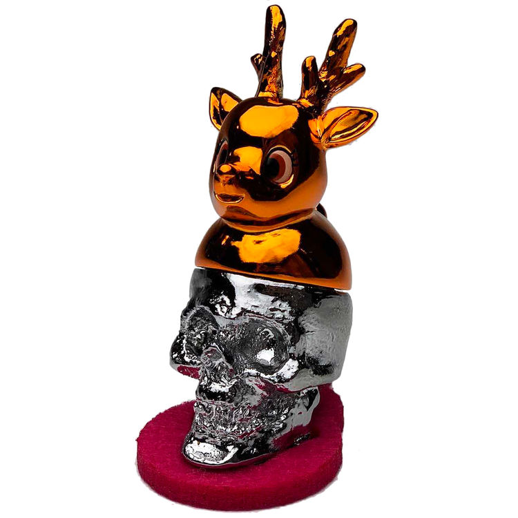 Orange Chrome Deer Parasite Animals by Kikkake (Atsushi Kotaki)