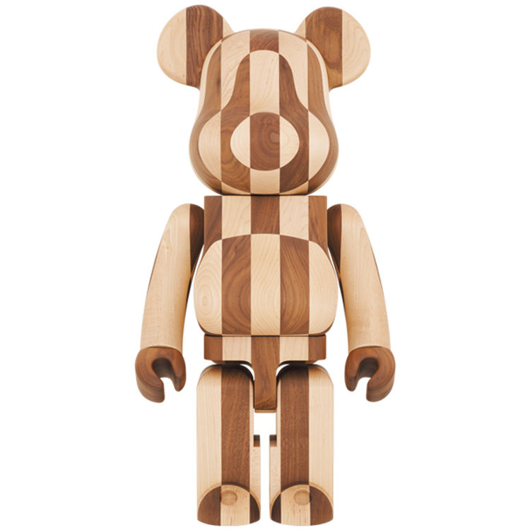1000% Longitudinal Chesse Bearbrick by Karimoku