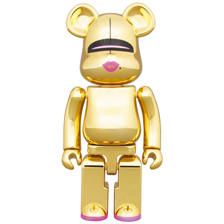 200% Gold 2G x Sorayama Be@rbrick by Hajime Sorayama