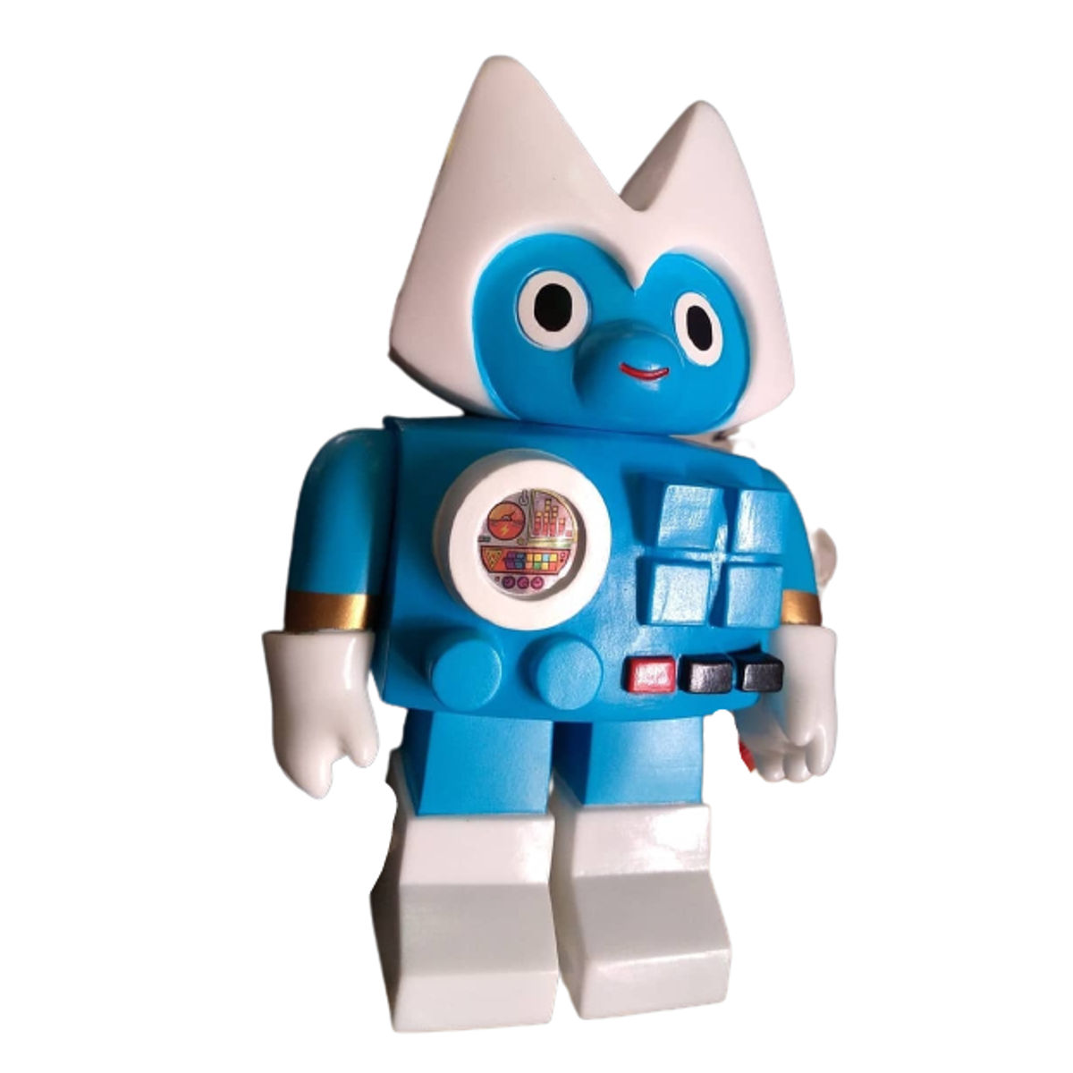 Blue Vegan Robot