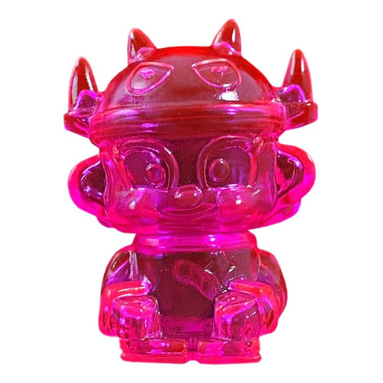 Lil’ Giant Robot Boss Bot Girl Clear Pink by Hyperactive Monkey (Jerome Lu)