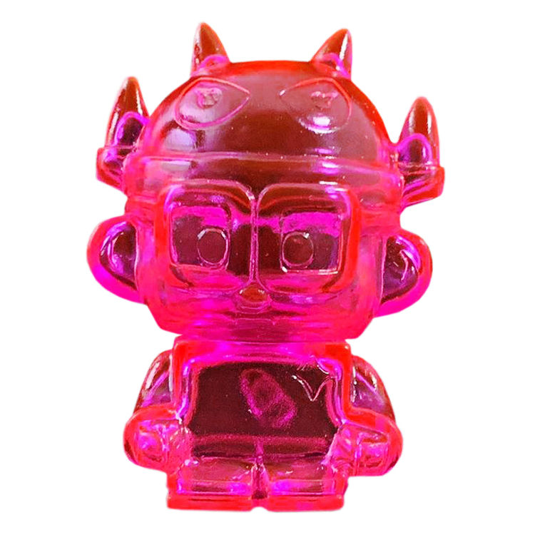 Lil’ Giant Robot Boss Bot Boy Clear Pink by Hyperactive Monkey (Jerome Lu)