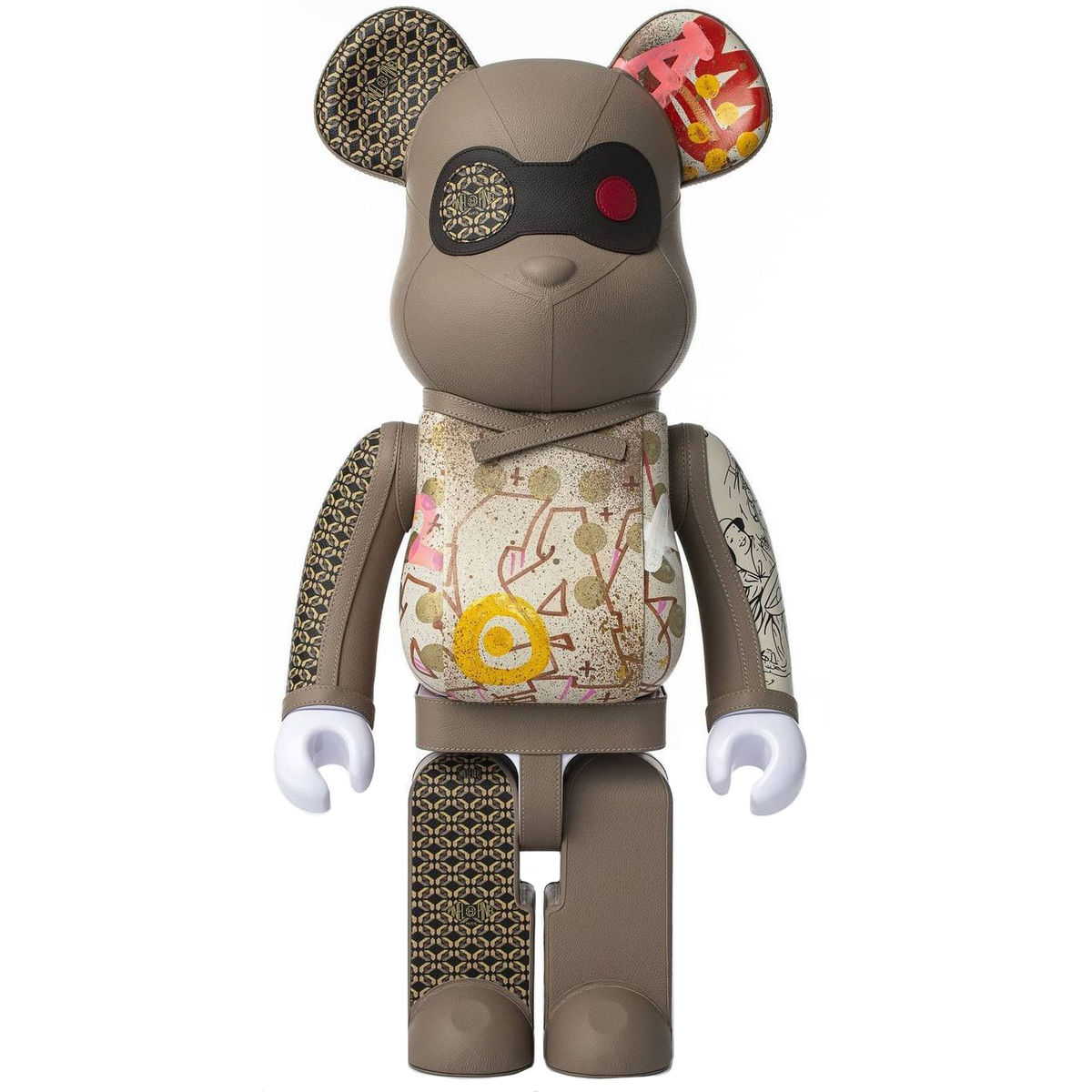 1000% Brown Pinel & Pinel x Cyril Kongo Bearbrick