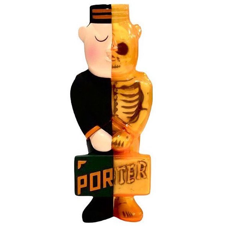 Matte Black Full Color X-Ray Porter by Secret Base