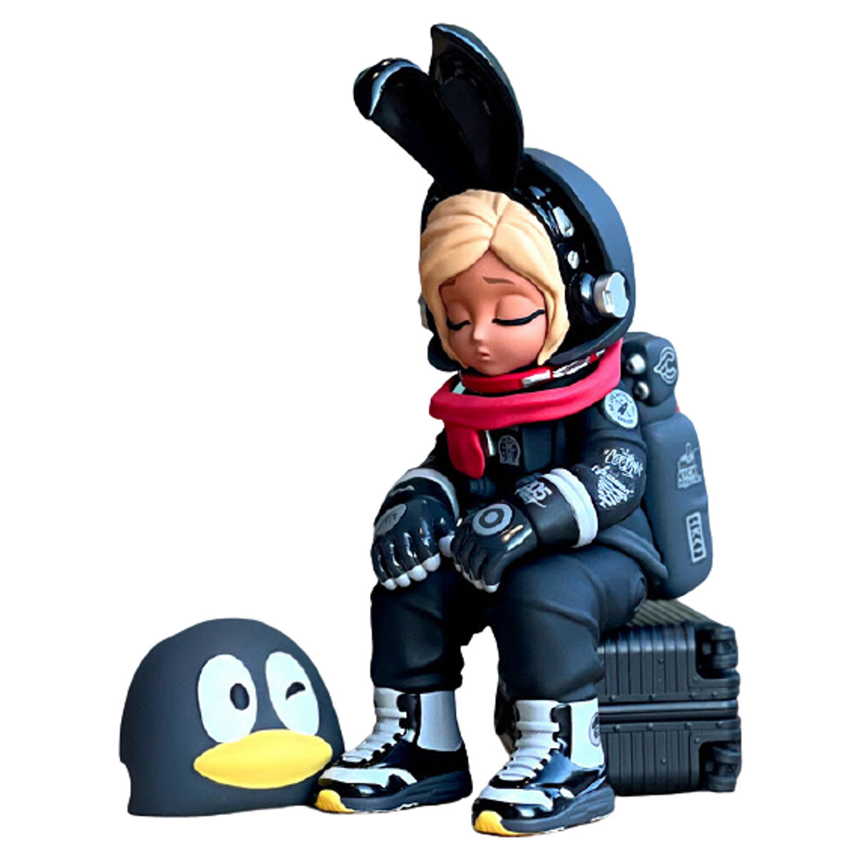 Black PuPu astroRABBITT x QQ