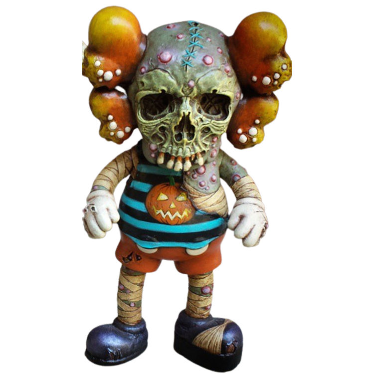 Custom Kaws x Pushead Companion by Joe Whiteford