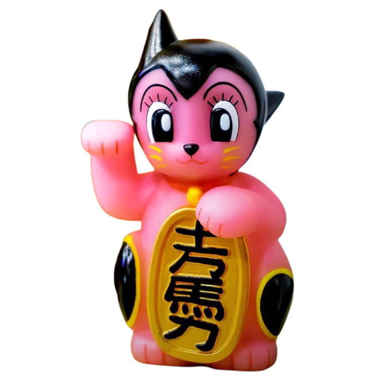 Pink Glow Maneki-Astro by DoomCo Designs