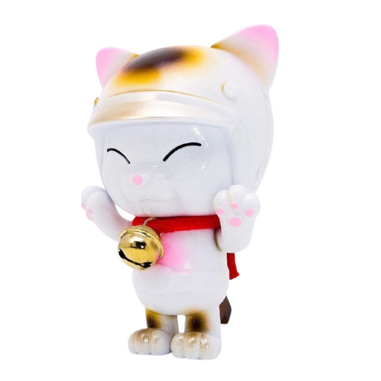 White Kuva Toy Taste Cat Rider by Shon Side