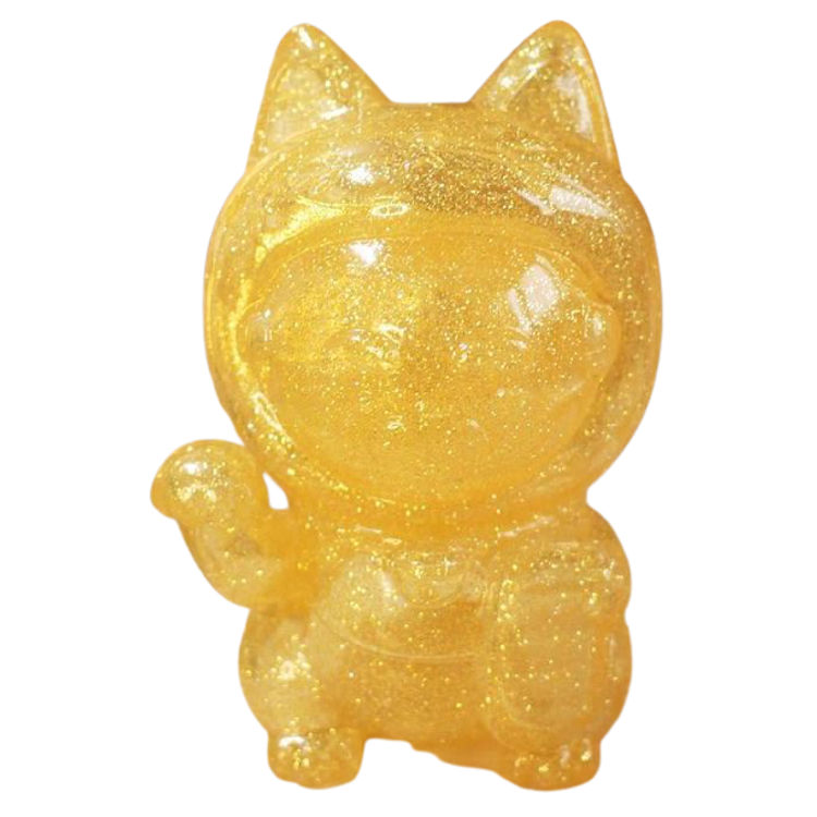 Golden Candy Lucky Cat Chubby Ojisan by Amber