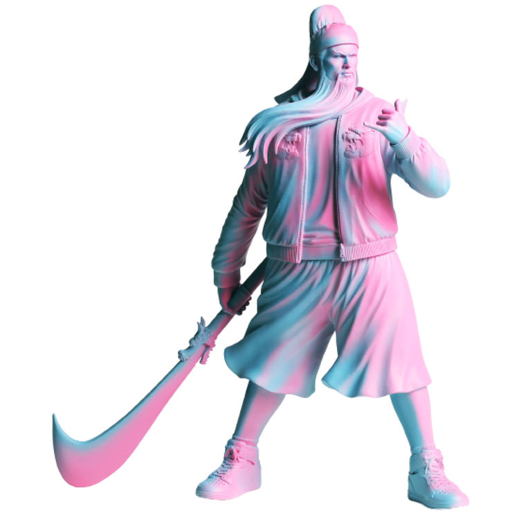 Vaporwave Guan by Tik Ka from East