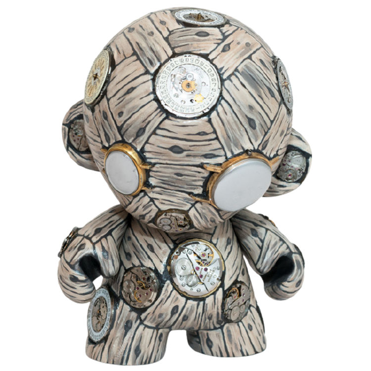 Clockwork Wood Munny by MALIK