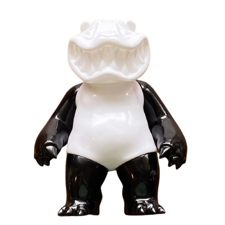 B&W Mad Panda by HARIKEN (Hariu Kenichi)