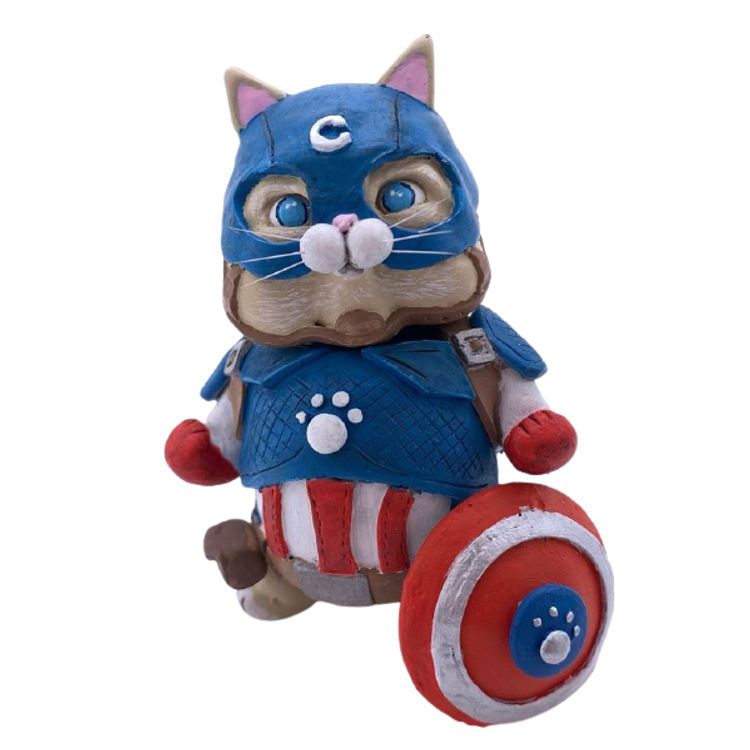 Blue Ameowrica Chubby Cat by CHUBS