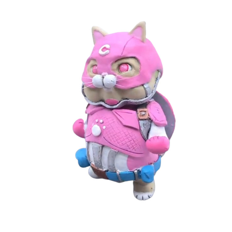 Pink Ameowrica Chubby Cat by CHUBS