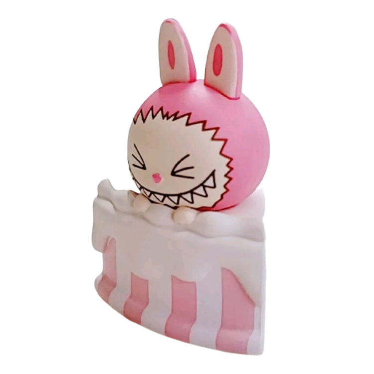 Pink Labubu Creamy Cake by Kasing Lung