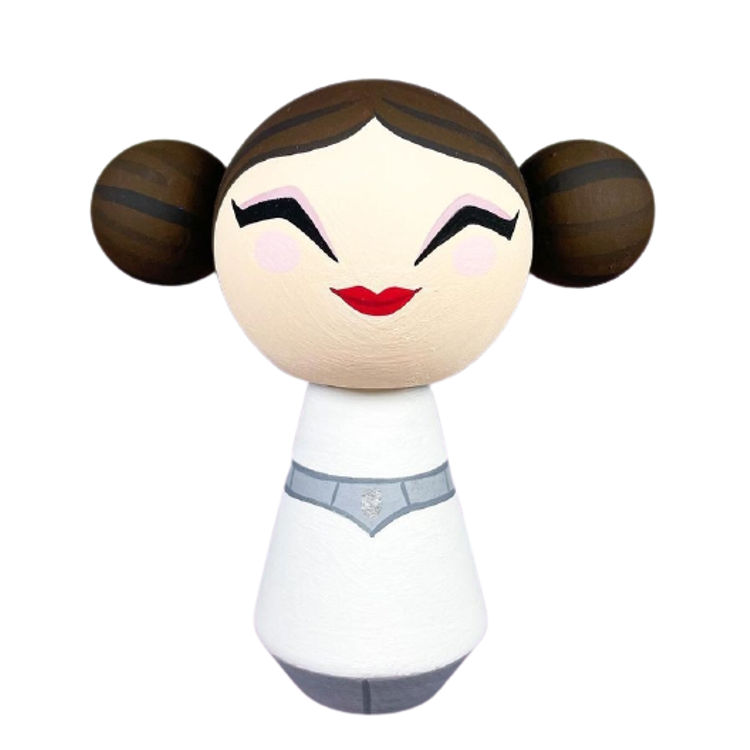 Princess Leia Kokeshi by Art of Pao (Paola Bascon)