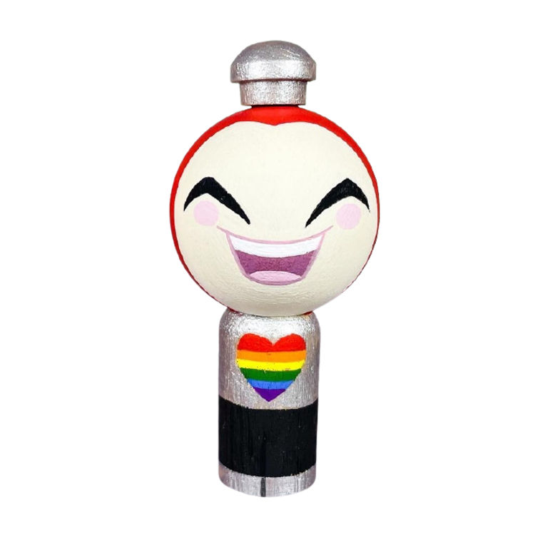 OG Jubilee Pride Kokeshi by Art of Pao (Paola Bascon)