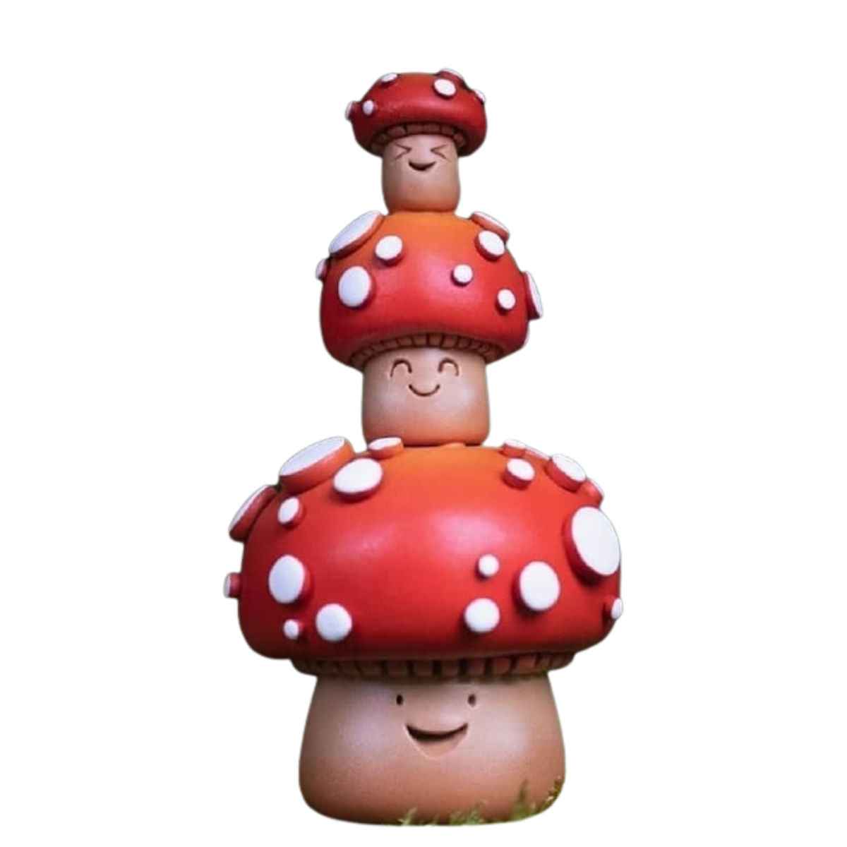 Red Magic Mushroom Totem